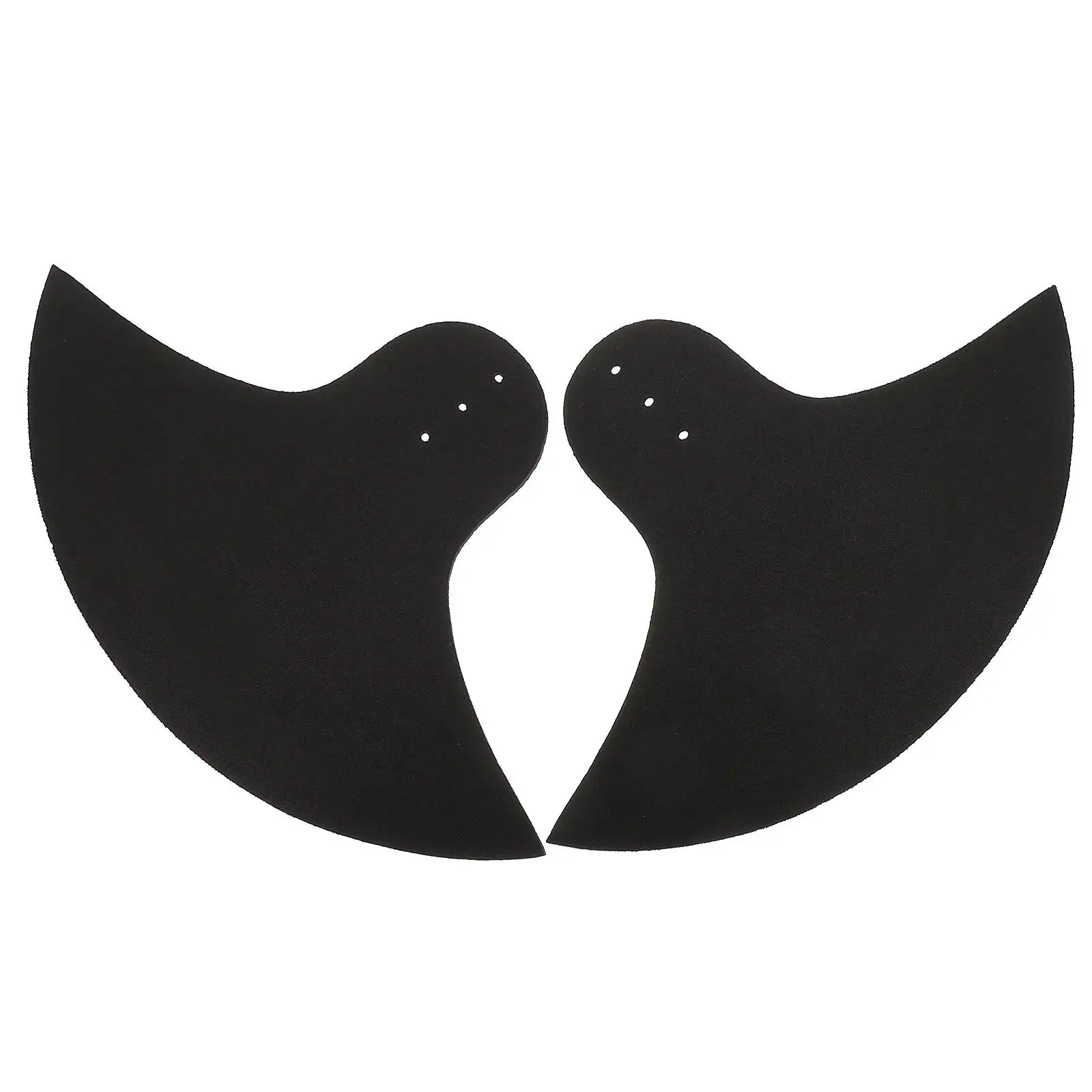 

2Pcs Cymbal Drum Accessories Black Hi Hat Mute Practice Pads Dampener Muffler Drum Muffler Pad Sound Control