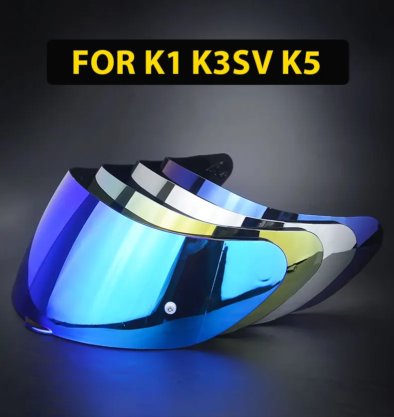 

Suitable for K1 K1S K3SV K5 motorcycle helmet motorcycle helmet sun visor visor wind shield K3SV helmet sun visorultraviolet