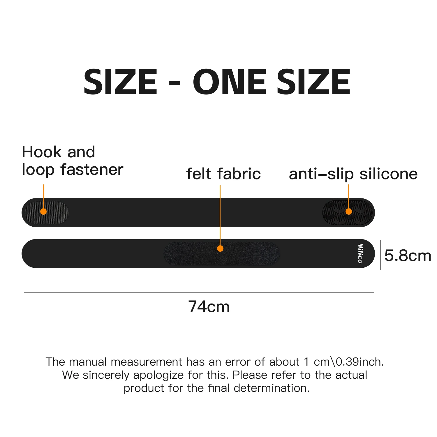 1 piece VILICO Thin Adjustable Knee Wrap Strap, Non-slip Light Leg Band for Men Women, for Running, Jogging, Cycling Daily Sport
