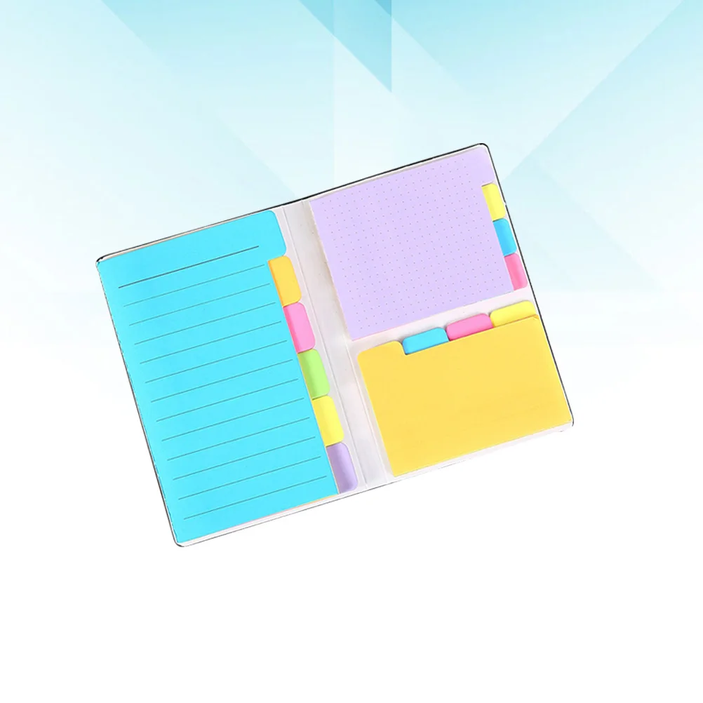 Colorful Tearable Paper Notes Reusable Adhesive Stickers for Home Office School College Memo Stickers