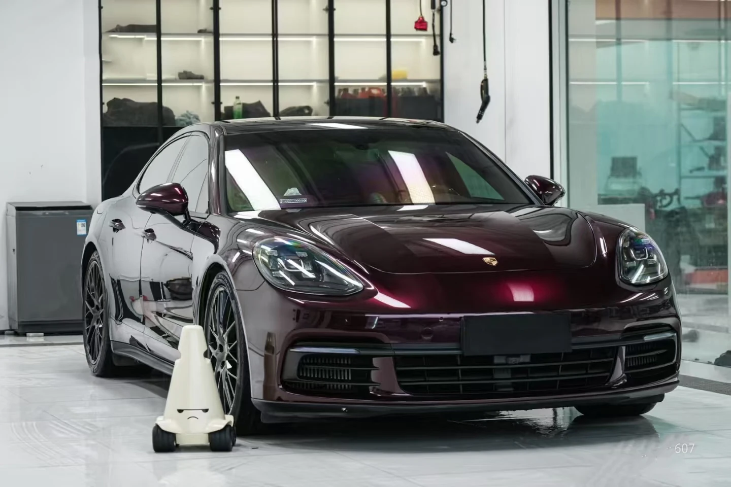 

PET Car Color Change Film Glossy Metallic Red Cost of Vehicle Color Change Film