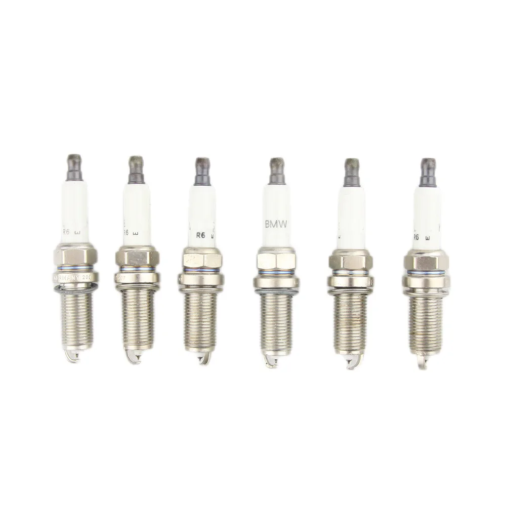 

6Pcs 12122158253 Iridium Spark Plug For 06-10 BMW E60 E83 E85 E90 X5 730Li 730i 3 5 Series