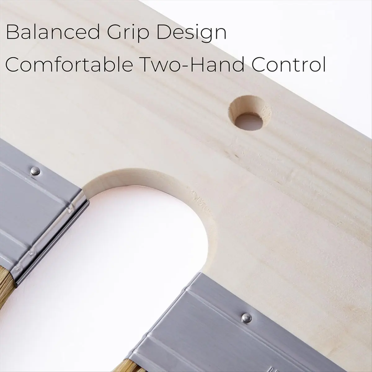 

(ABLP) Limewash Paint Brush Natural Bristle - 4 Inch Wide U-Shaped Double Brush for Limewash on Brick and Interior Walls