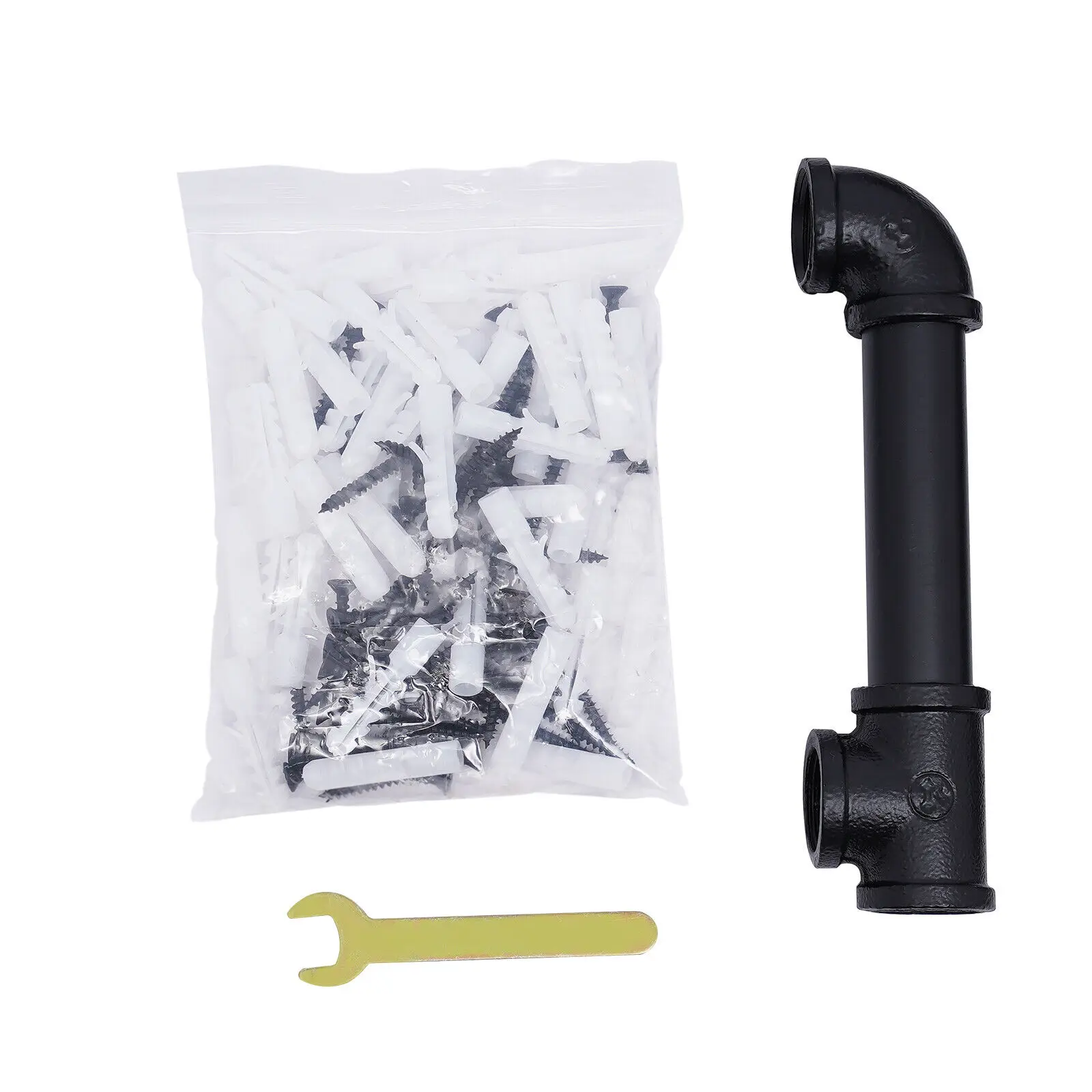 Wall Montado Pipe Industrial Vestuário Rack, vestuário Rack, encanamento roupas Rack