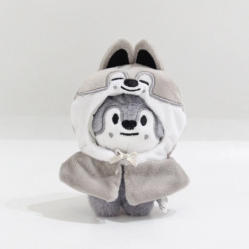 13CM Plush Toy Kawaii  Stray Kids Wolf Plush Cartoon Stuffed Animal Doll Kawaii Companion Toys Giftids view 3