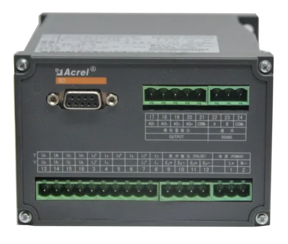 BD-4EA Transduser Listrik 3P4W Pemancar Multi-listrik dengan Output Pulsa Output Analog RS485 CE/UL