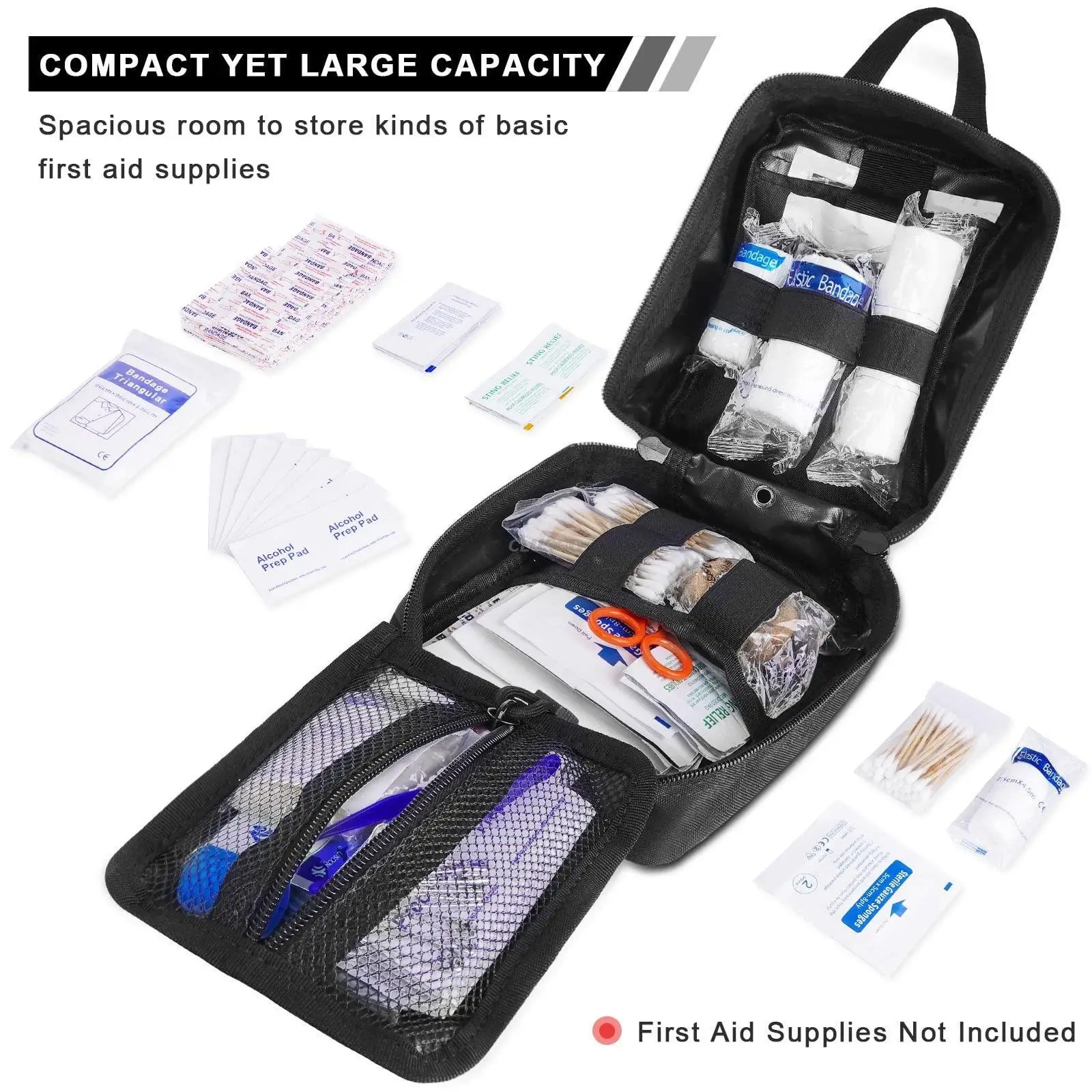 1000D Molle Ifak Pouch Разрывная тактическая выездная медицинская сумка Пустая военная сумка для первой помощи только для кемпинга, пешего туризма, путешествий