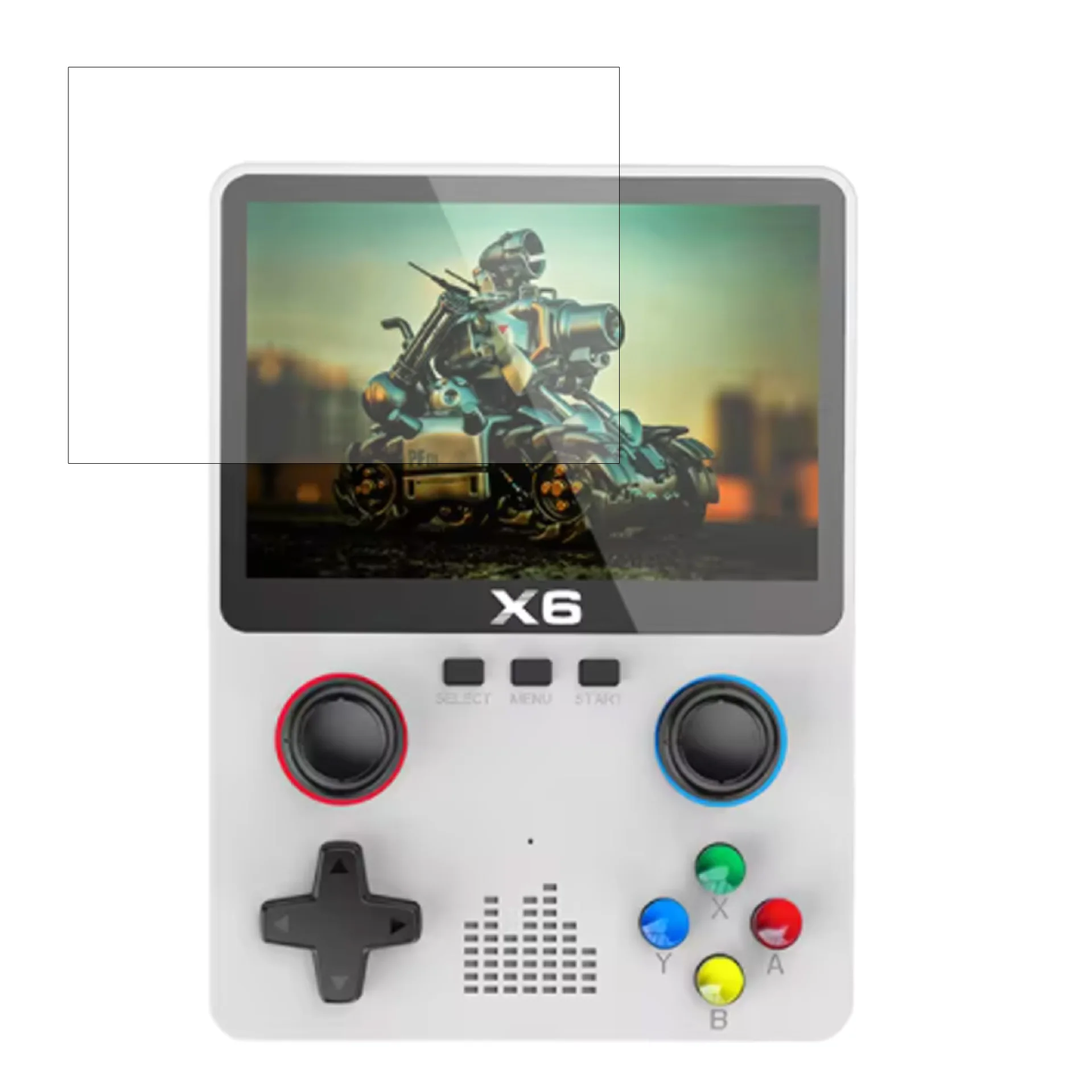 Tempered Screen Film for X6 Gaming Console Scratch and Abrasion Resistant Protection