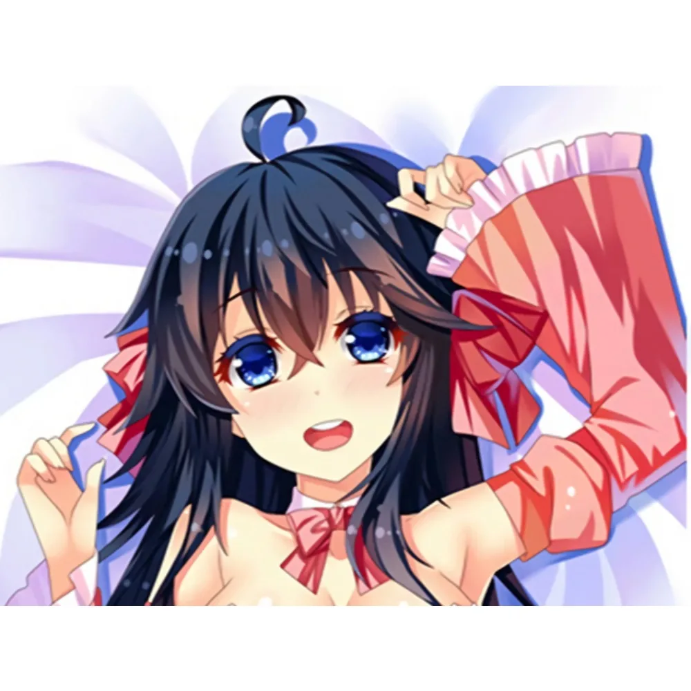 Anime Character Ako Atarashi Long Cushion Cover Washable Body Pillow Shell Home Bedroom Decoration Dakimakura Case