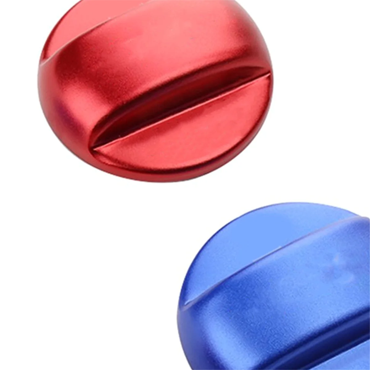 Car Aluminum Alloy Petro Diesel Fuel Tank Oil Filler Cover Trim for VW Golf 7 7.5 8 MK7 MK8 2015-2023 Filler Cap Blue