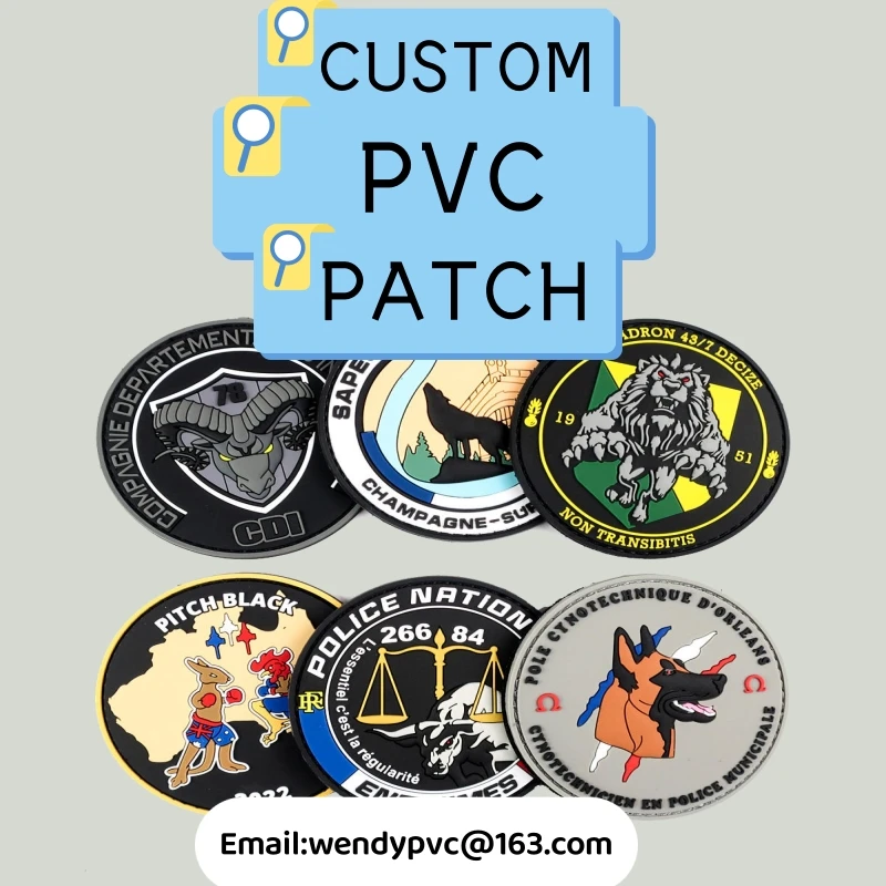 Custom Pvc Patches 50 Pieces Rubber 2d 3d Tactical Military Logo  Hat Bag Stickers Custom Pvc Patches