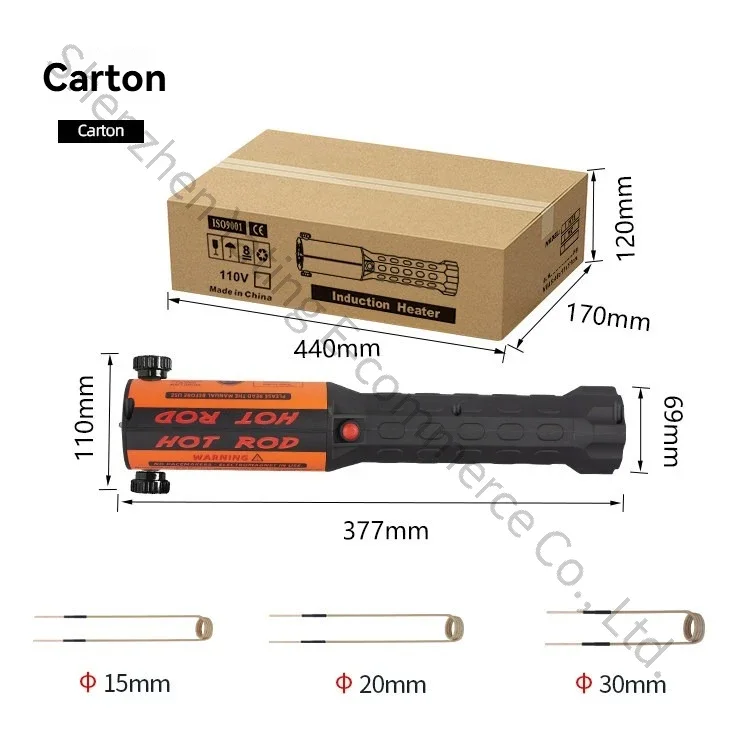 

Ручной высокочастотный индукционный нагреватель с электромагнитным нагревательным элементом 220В, используемый для нагрева винтов.