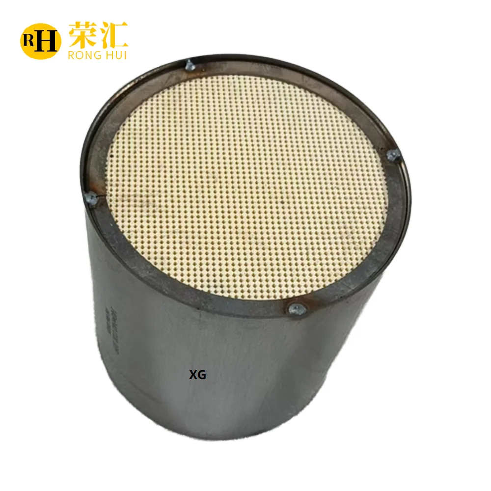 

XG Universal EURO 6 Round Auto Engine Truck Part Catalytic Converter COR DPF Cordierite Diesel Particulate Filter