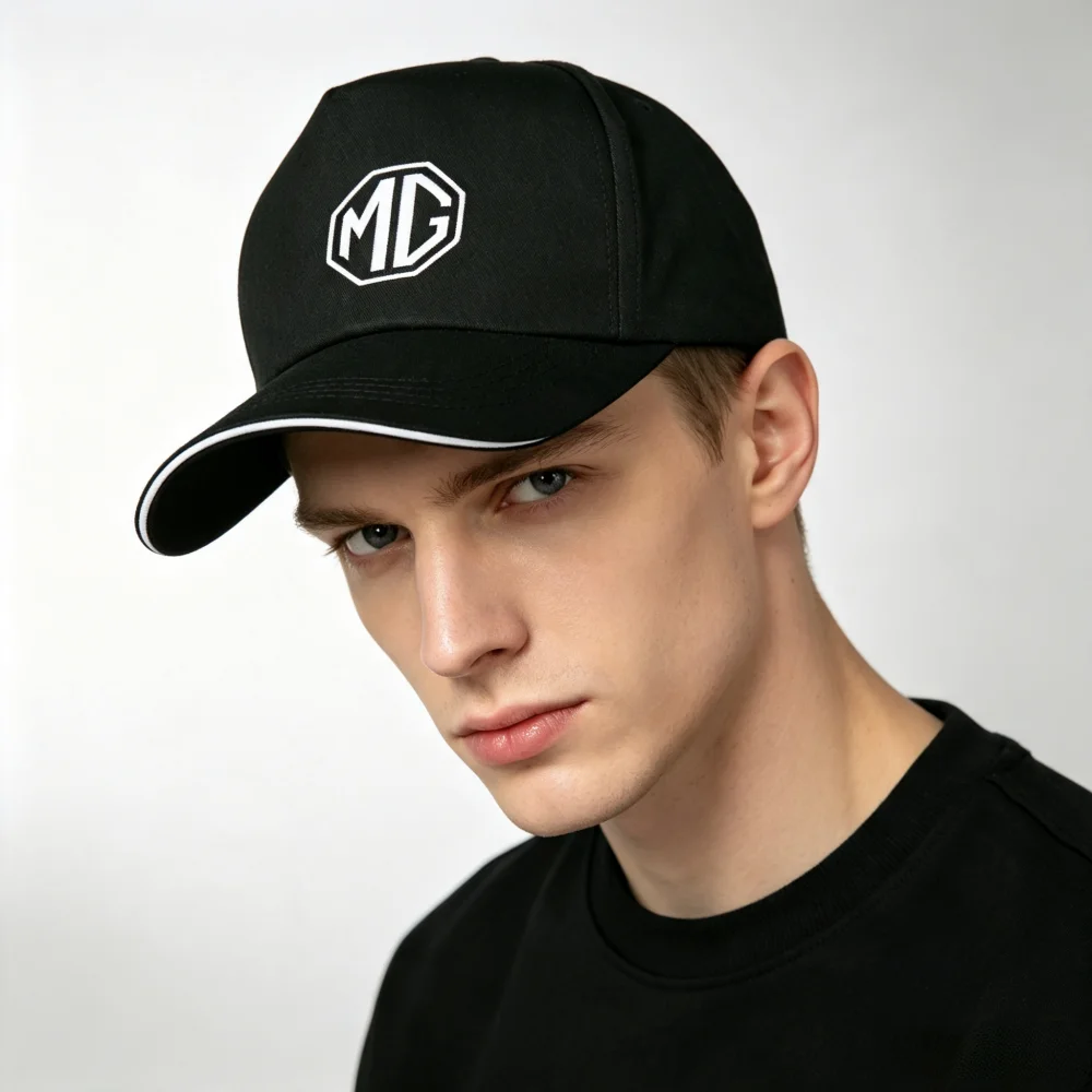 Car Logo Summer Outdoor Sunscreen Sun Hat Breathable Baseball Cap For MG ZS HS MG3 MG4 EV MG5 MG6 MG7 GT Hector Accessories