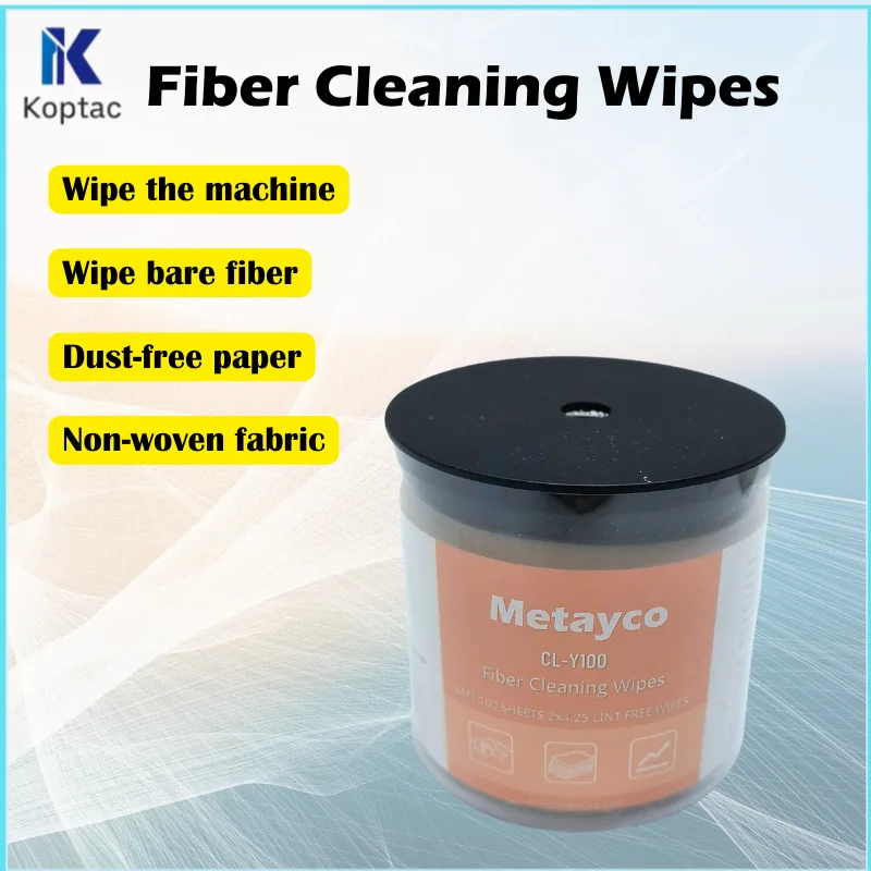 

Fiber Optic Cleaning Wipes Dust-free Low Lint Free Wipes Paper FTTH Cleaning Tools Micro Fiber Wipes