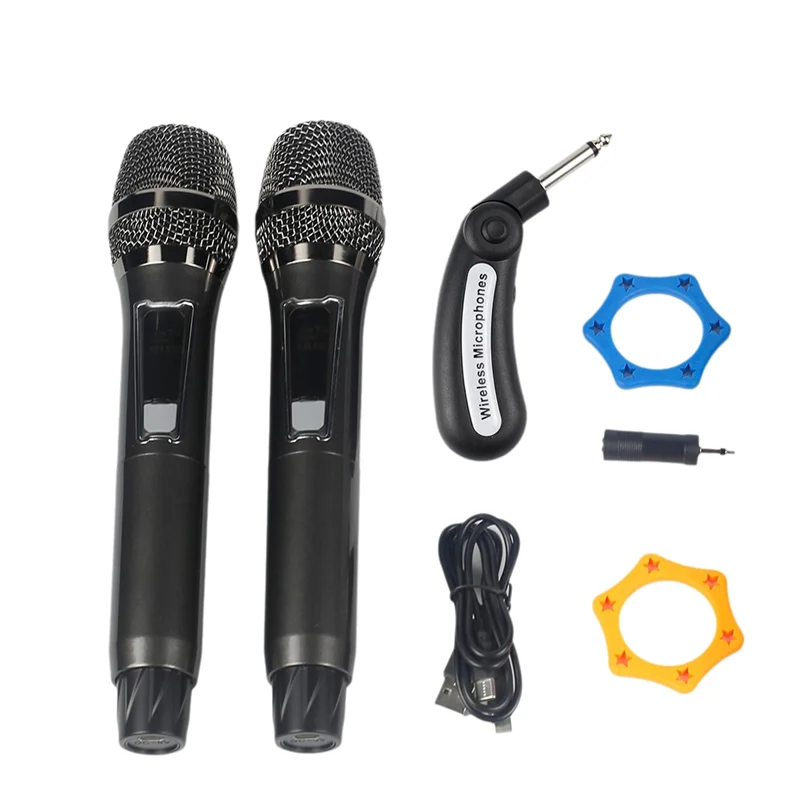 REPLA-przenośny bezprzewodowy mikrofon 2.4G do występów na scenie na świeżym powietrzu, ręczny mikrofon do śpiewania