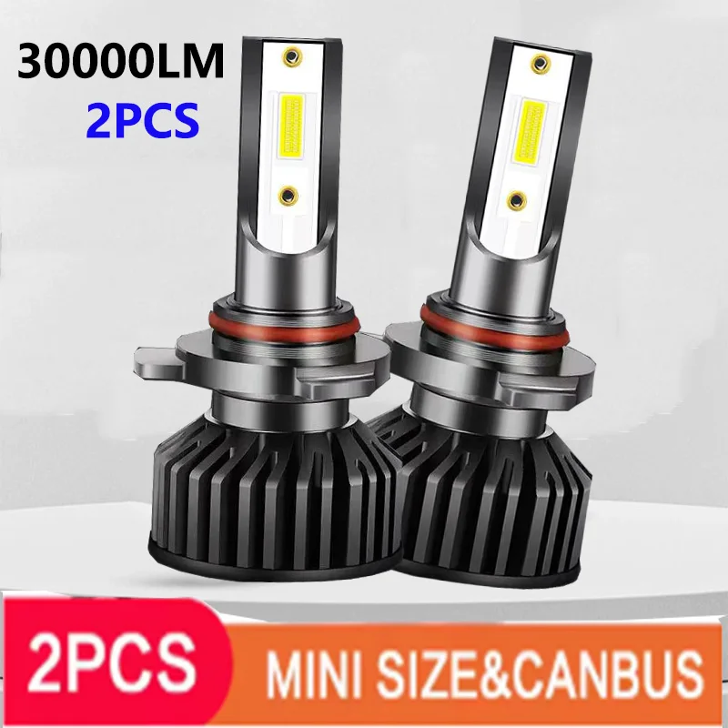 2pcs 20000LM H4 Turbo Car Headlight 72w H7 Led Lights H11 LED Bulb H8 H9 9005 HB3 9006 HB4 6000K Auto fog Light 12V Auto Lights