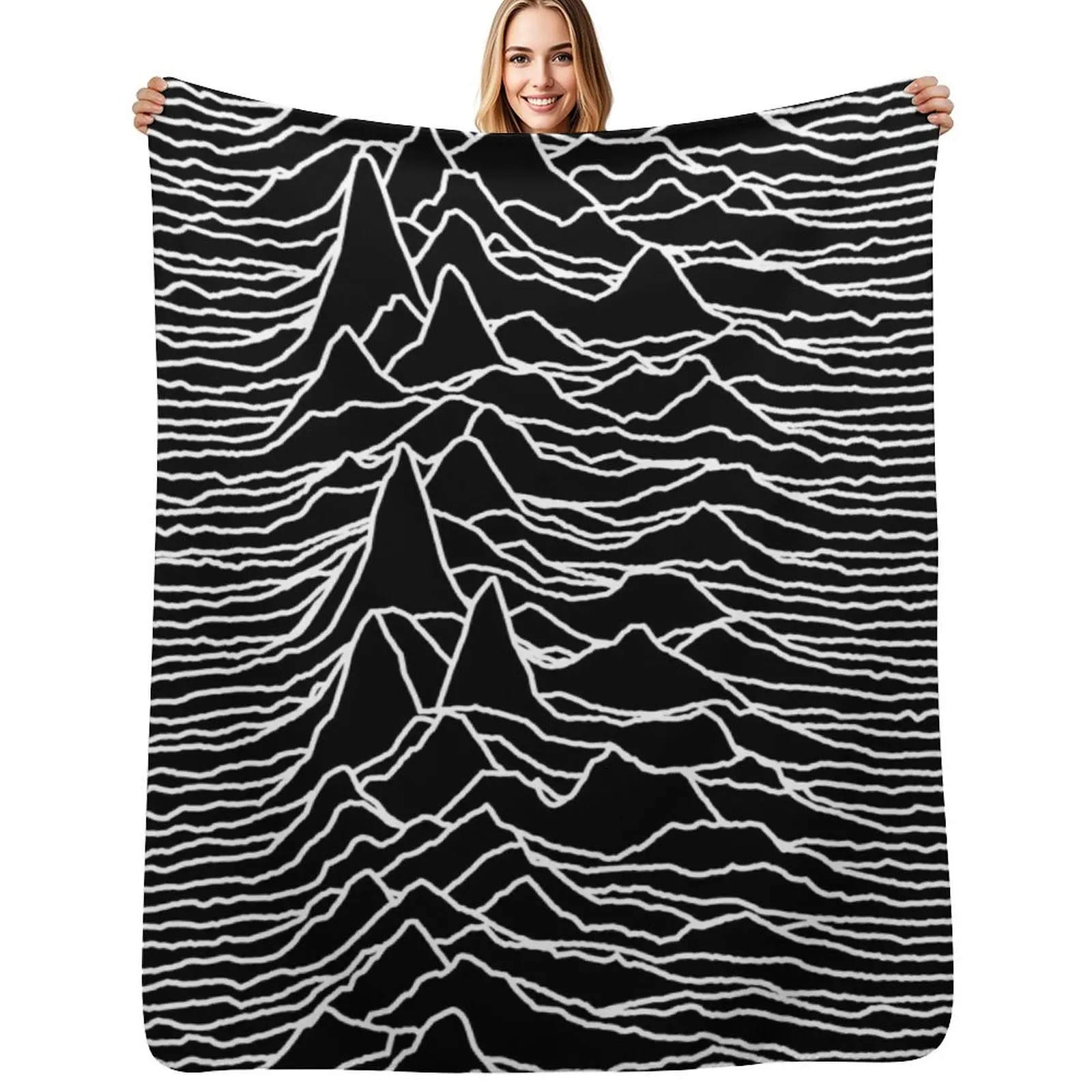 Unknown Pleasures [J01] Throw Blanket Hairys Thins Baby for winter Summer Beddings bed plaid Blankets