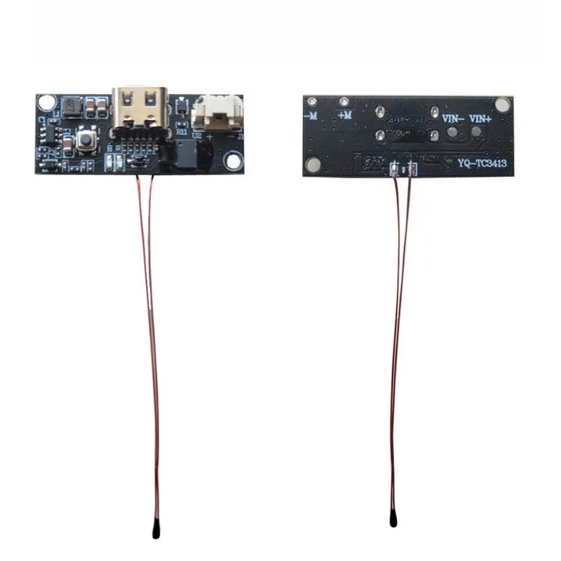 DC 5V fan temperature control governor, miniature Typec temperature control speed control board 2-wire 3-wire fan routing
