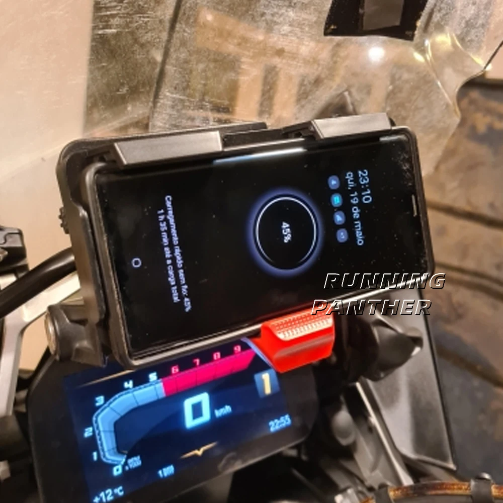 Motorcycle For BMW R1200GS R1250GS LC Adventure USB Mobile Phone GPS Navigation Bracket Wireless Charging Support F750GS F850GS - Image 3