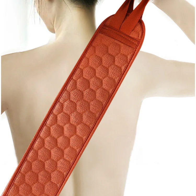 3pcs Bath Scrubber Bathing Artifact Thicken Rubbing Mud To Remove Dirt Bath Ball Combination Long Strip Back Towel