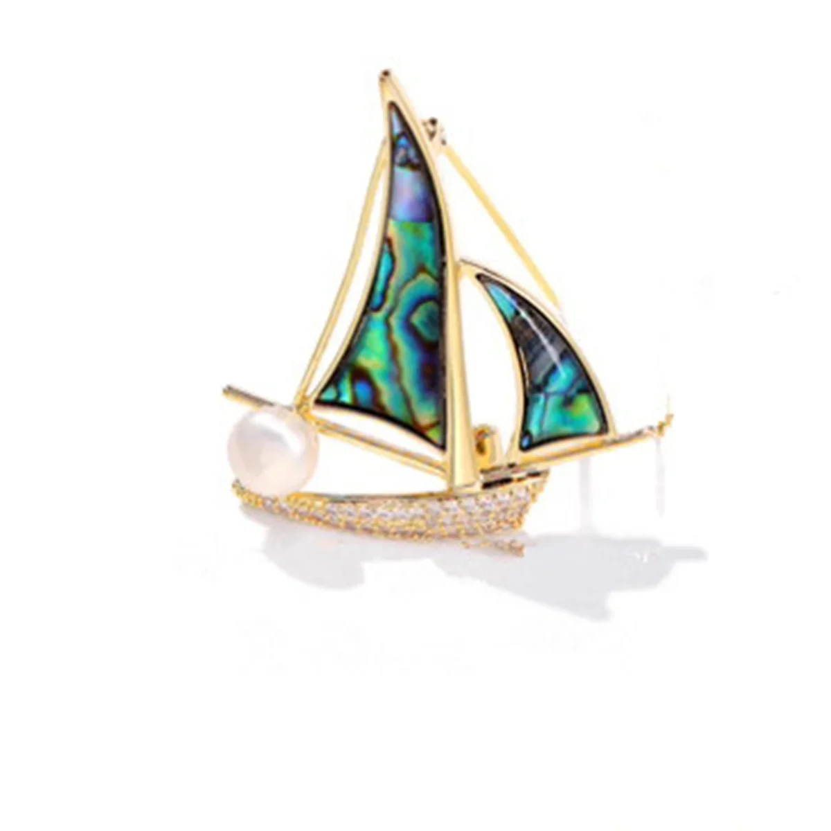 

1Pc Fashionable Sailboat Brooch Shines With Exquisite Rhinestone Pin, Luxurious And Elegant Jewelry Accessories Gift 2025