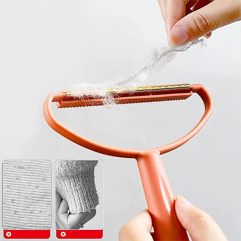 Manual Clothing Lint Remover Home Use Plastic Metal Material No Battery Required Coats Hats Lint Trimmer