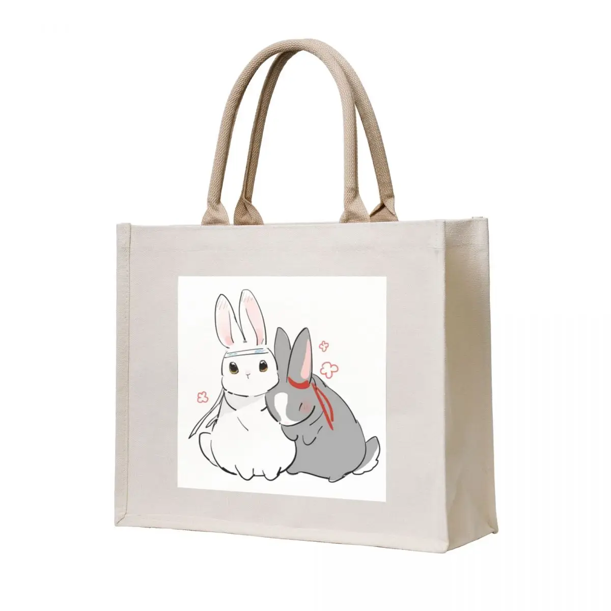 

UNTAMED.MDZS.WANGXIAN.BUNNIES Tote Bag Customizable tote bag sac pour femme free delivery bags