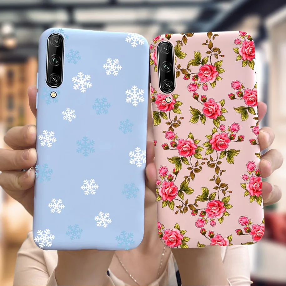 Voor Huawei P Smart Pro Case 2019 Mode Bloemen Geschilderd Bumper Siliconen Tpu Soft Cover 6.59 "Voor Huawei P smart Pro 2019 Fundas