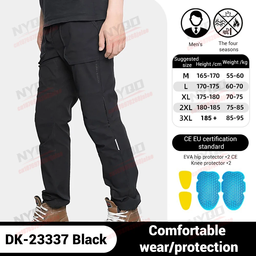 Motorcycle Riding Pants Are Comfortable Breathable Versatile for Outdoor Commuting and Lightweight Men's Riding Pants