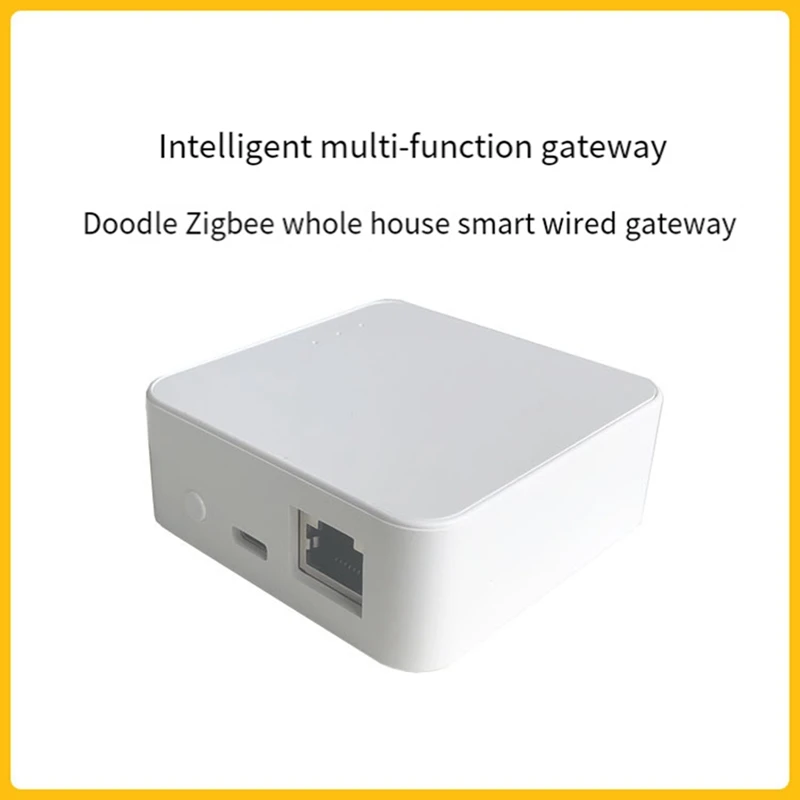 Tuya Sart Wired Zigbee 3.0 Gateway Hub Smart Life APP Automation Voice Remote Control Intelligent Multi-Function Gateway