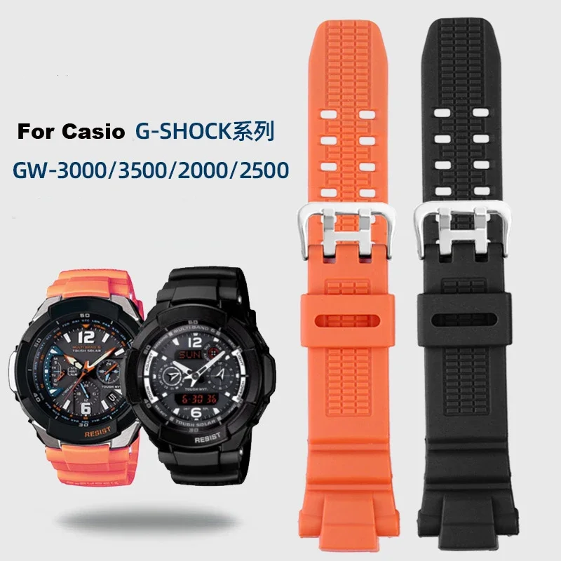 

For Casio G-SHOCK GW-3000BGW-3500B/2000 Series Outdoor Resin Watch Band Watch Bracelet Accessories