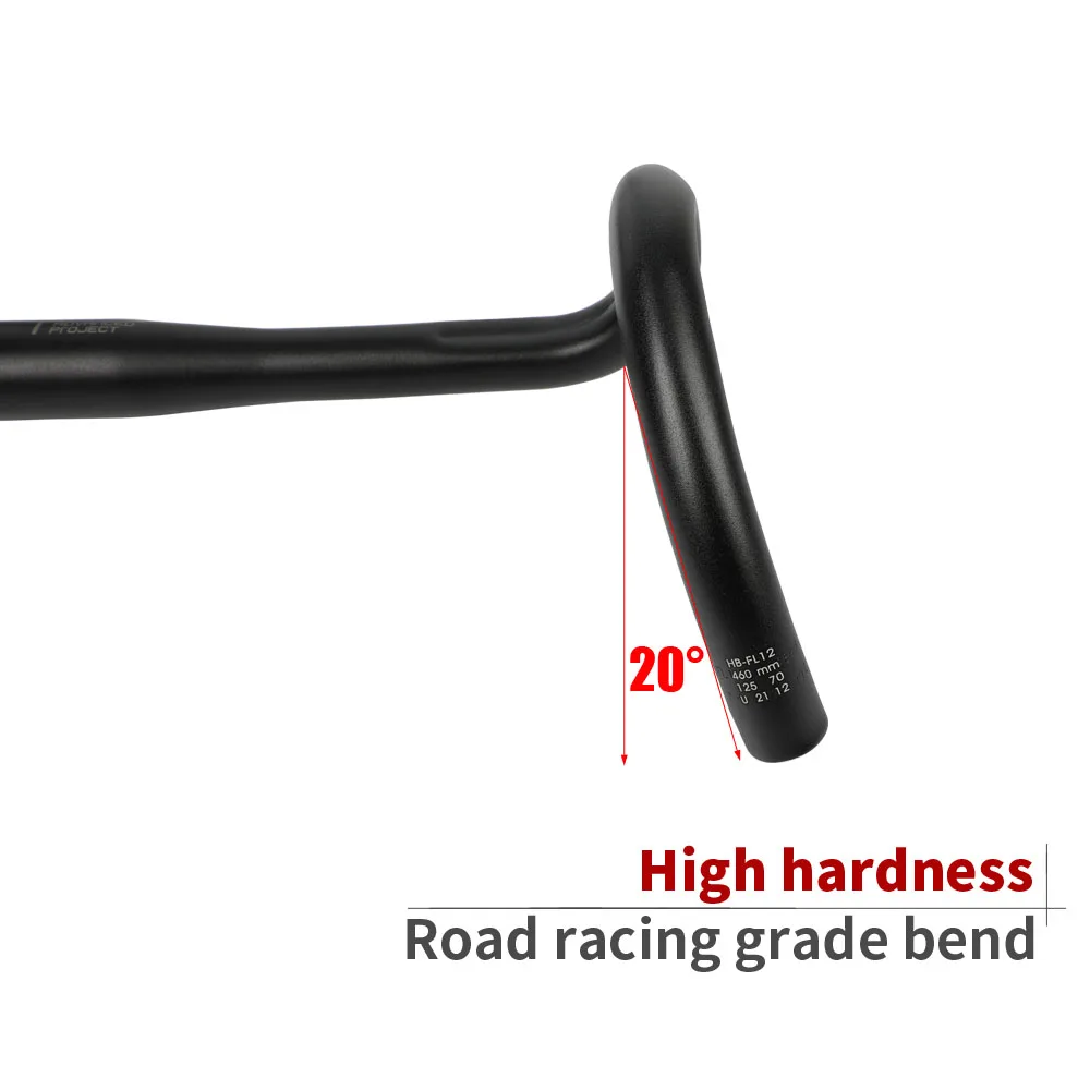 UNO Gravel Racing Handlebar 31.8 Aluminum Road Handlebar Bicycl Drop Bar Ultralight Flared Bike Drop Handle Bicycle Accessories