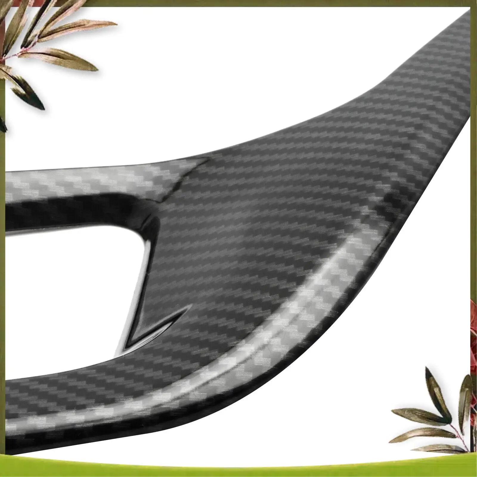 

AB98-2Pcs Rear Fog Light Lamp Frame Cover Trim For Ford Focus Hatchback MK4 2019-2020