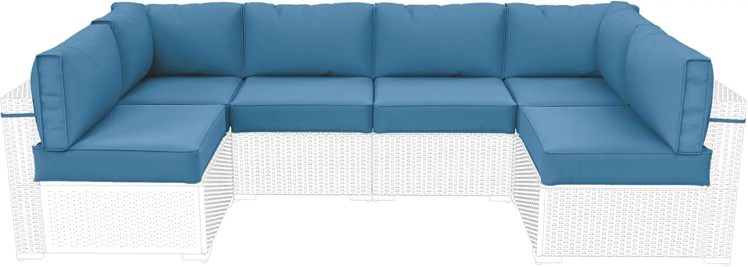 กลางแจ้งเปลี่ยนเบาะสําหรับเฟอร์นิเจอร์ Patio, 5