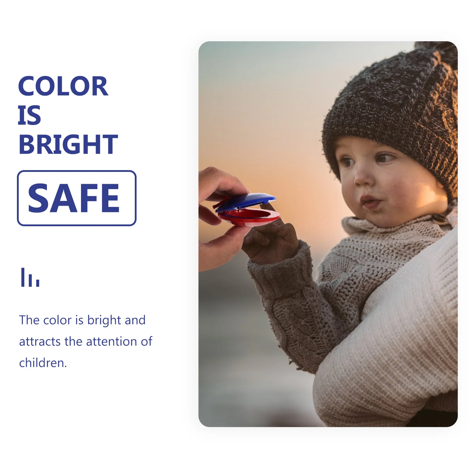 

24pcs Colorful Castanets Plastic Percussion For Music Education Bright Rhythm Instruments Preschool Learning