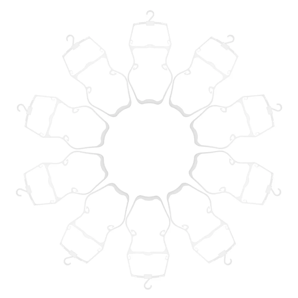 

10Pcs Swimwear Hangers Plastic Clothing Rack Suit Closet Hangers Swimwear Display Organizer