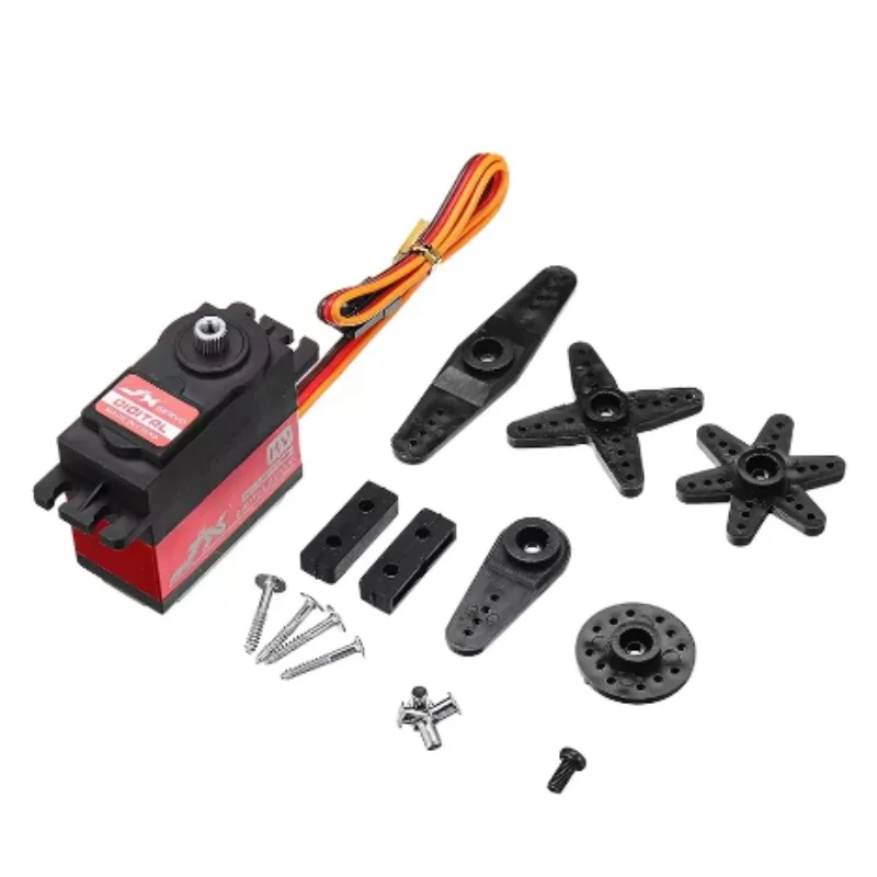 JX PDI-HV6223MG 8.4 فولت 23 كجم 0.16 ثانية ميتال جير غلاف من الألومنيوم أجهزة رقمية قياسية لـ 1/8 1/10 RC سيارة روبوت طائرة بدون طيار