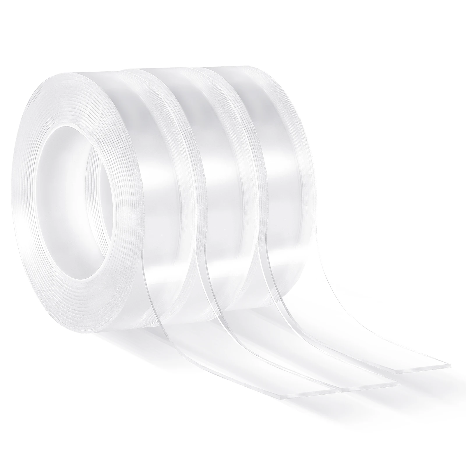 

SucceBuy Двусторонняя лента 16-футовая нано-монтажная лента Прочная клейкая и многоразовая съемная для домашнего офиса автомобиля на открытом воздухе 3 упаковки