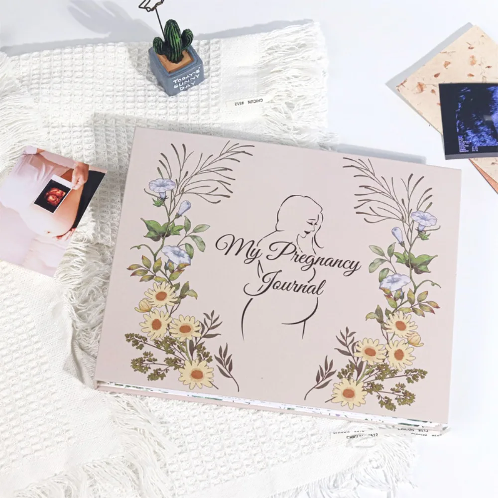 A4 Pregnancy Journey Memory Books Keepsake Books Photo Collection Pregnancy Examination Records Notepad Schedule