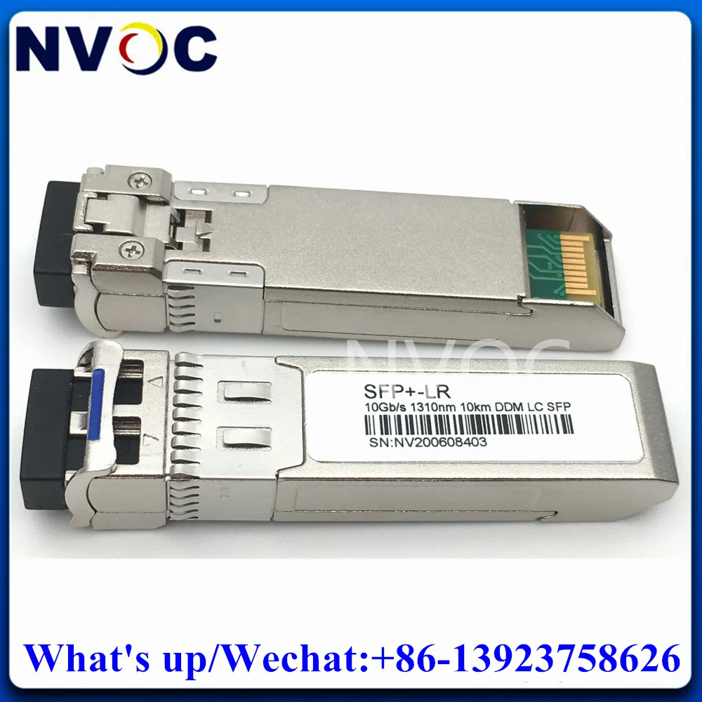 

2Pcs 10G Single Mode Dual Fiber 1310nm 1550nm 10KM 20KM 40KM 80KM 100KM DOM Duplex LC SFP+ Optic Transceiver