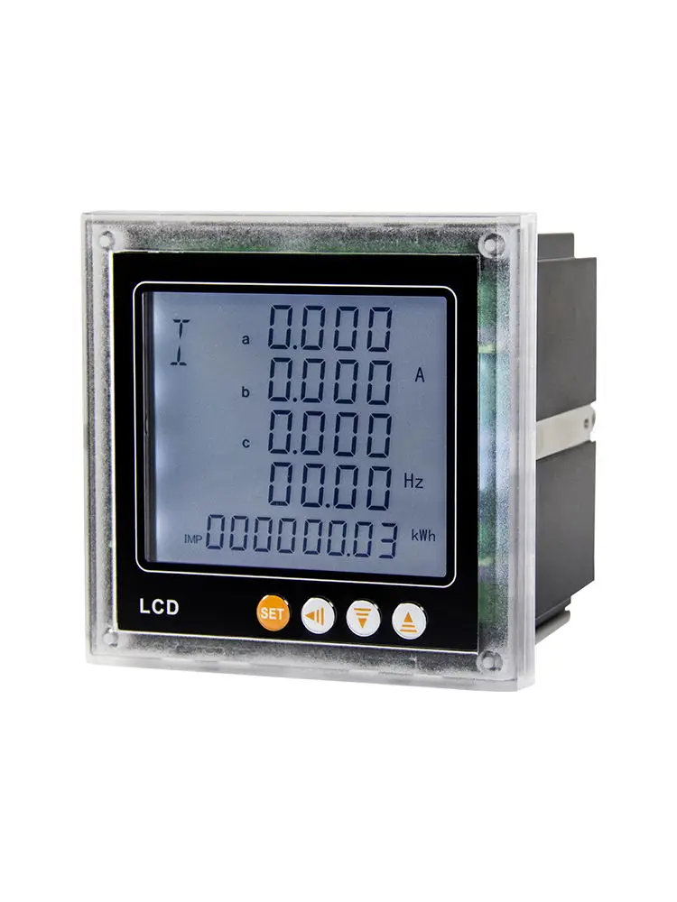 

Многофункциональный измеритель мощности для измерения трехфазного напряжения, тока, мощности, частоты, электрической энергии, RS485 Digital Comm