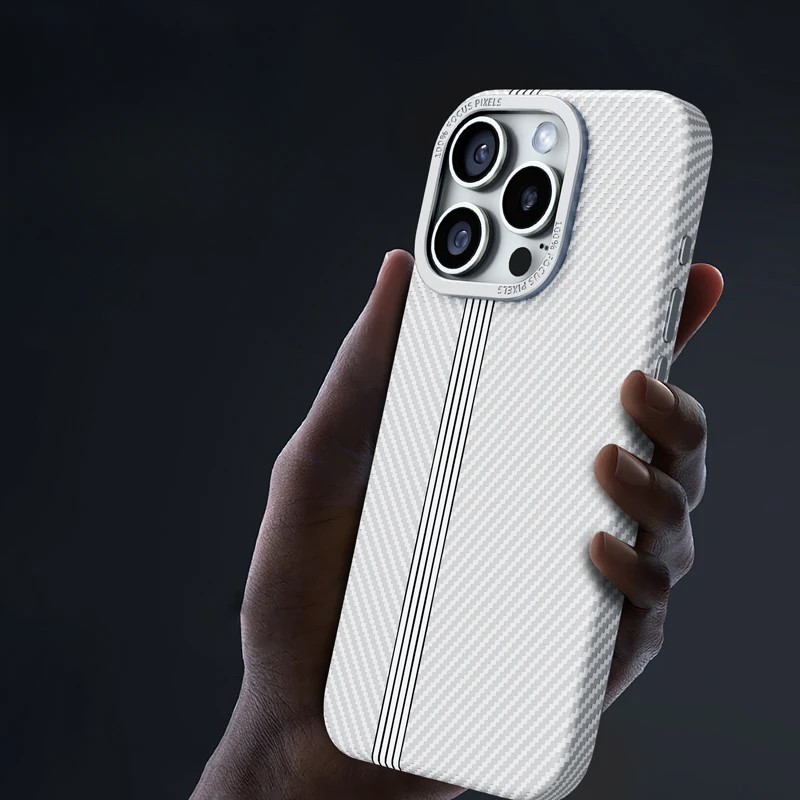 

for iPhone 17 Pro Max Case, Compatible with MagSafe, Ultra-Slim Case with Caseless Touch Feeling,Aramid Fiber Woven