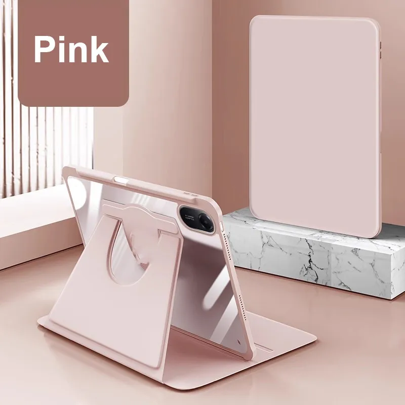 

Противоударный чехол для Xiaomi Redmi Pad2 11 дюймов 2025 SE 11 8,7 MiPad 7 7Pro 11,2 5 6 Pro, вращающийся акриловый чехол со слотом для ручки