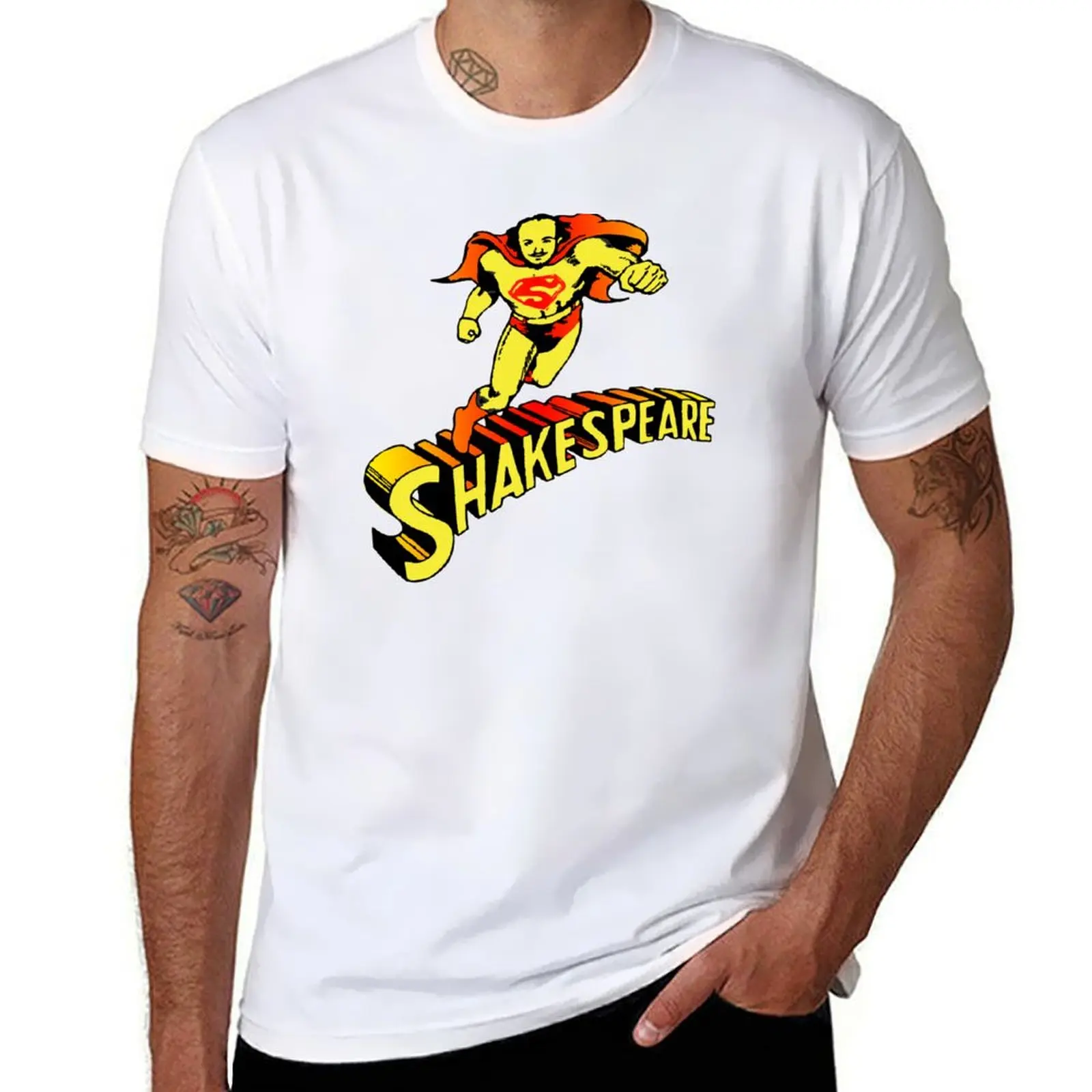

Super Shakespeare T-Shirt men t shirt cotton 100% t shirt for man 100 percent cotton T-Shirt