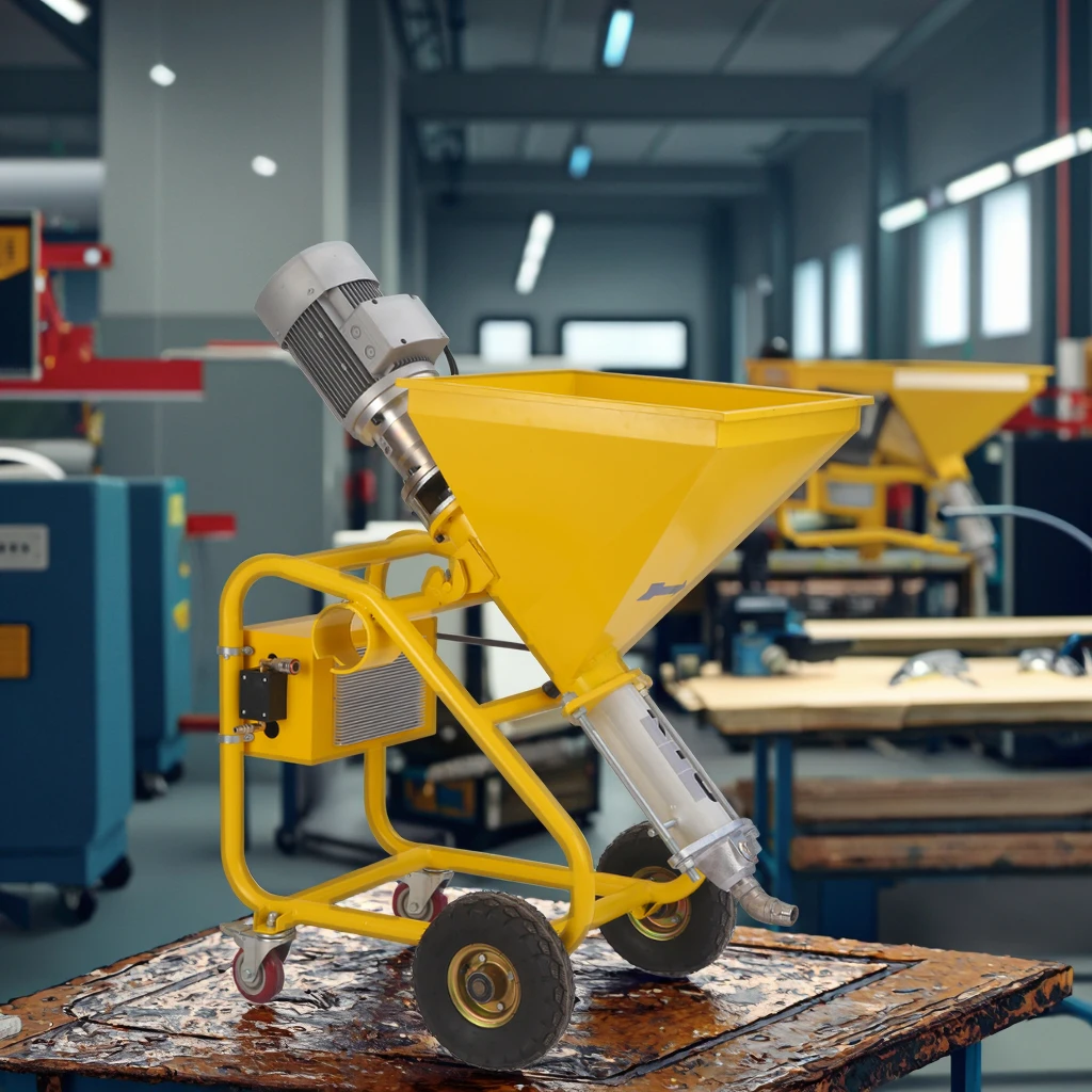 

Gold Seller Professional Multi-Functional High-Pressure Electric Power Spray Fireproof Coating and Waterproof Real Stone Rea