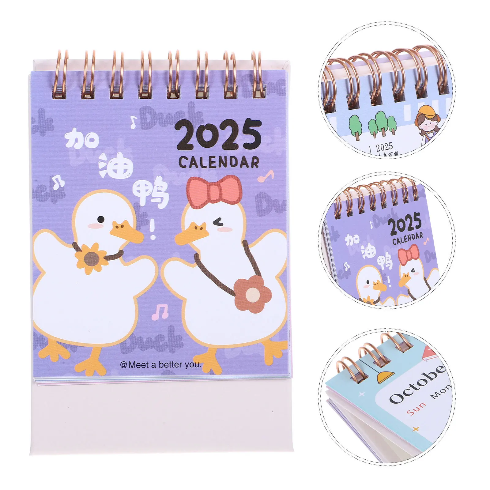 

Настольный календарь, декор, адвент-планировщик для акрила с узором кролика, предметы первой необходимости для женщин и офиса