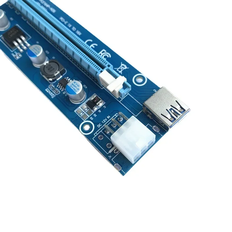 Extensor PCI Express 1X a 16X, cabo USB 3.0, placa riser PCI-E de 60 cm, adaptador PCIe para placa gráfica GPU