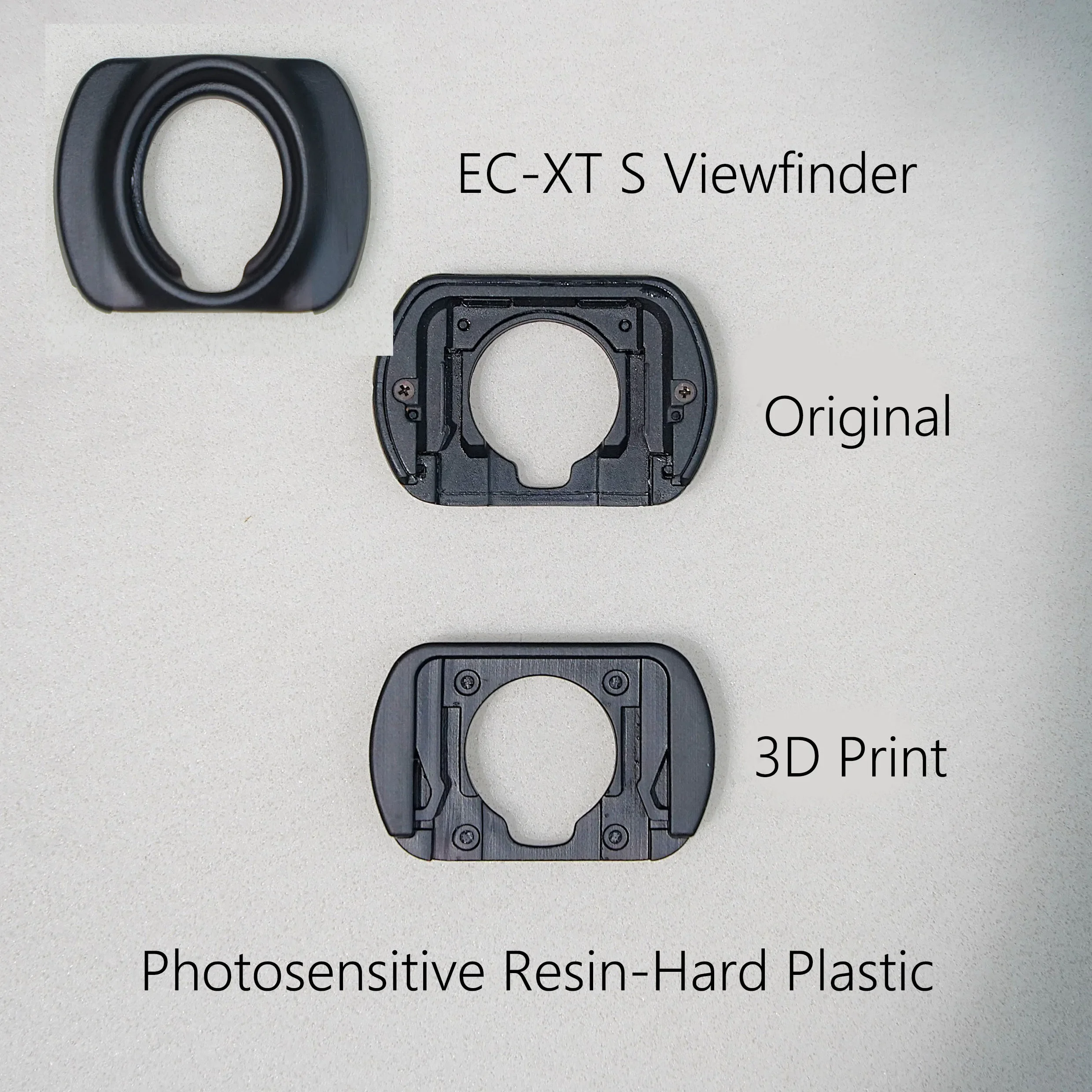 3D Print Hard Plastic EC-XT S Viewfinder Photosensitive Resin Eye Cup Eyepiece Eyecup for Fuji XT5  XH1 XT3 X-T4 GFX-50S GFX100S