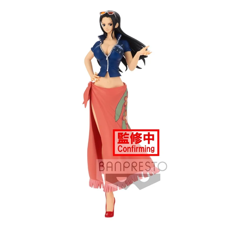 Bandai-One Piece Anime Action Figure, Boa Hancock, Robin Bonney, Glitter Glamours, Brinquedos Infantis, Presente de Natal, Original